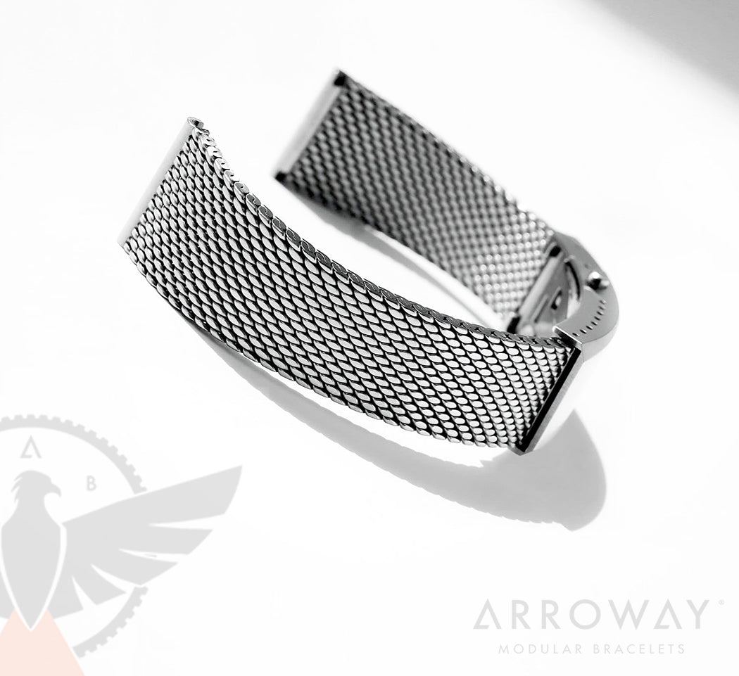 AMB-001 Milanese Mesh Bracelet - 19 x 16 mm