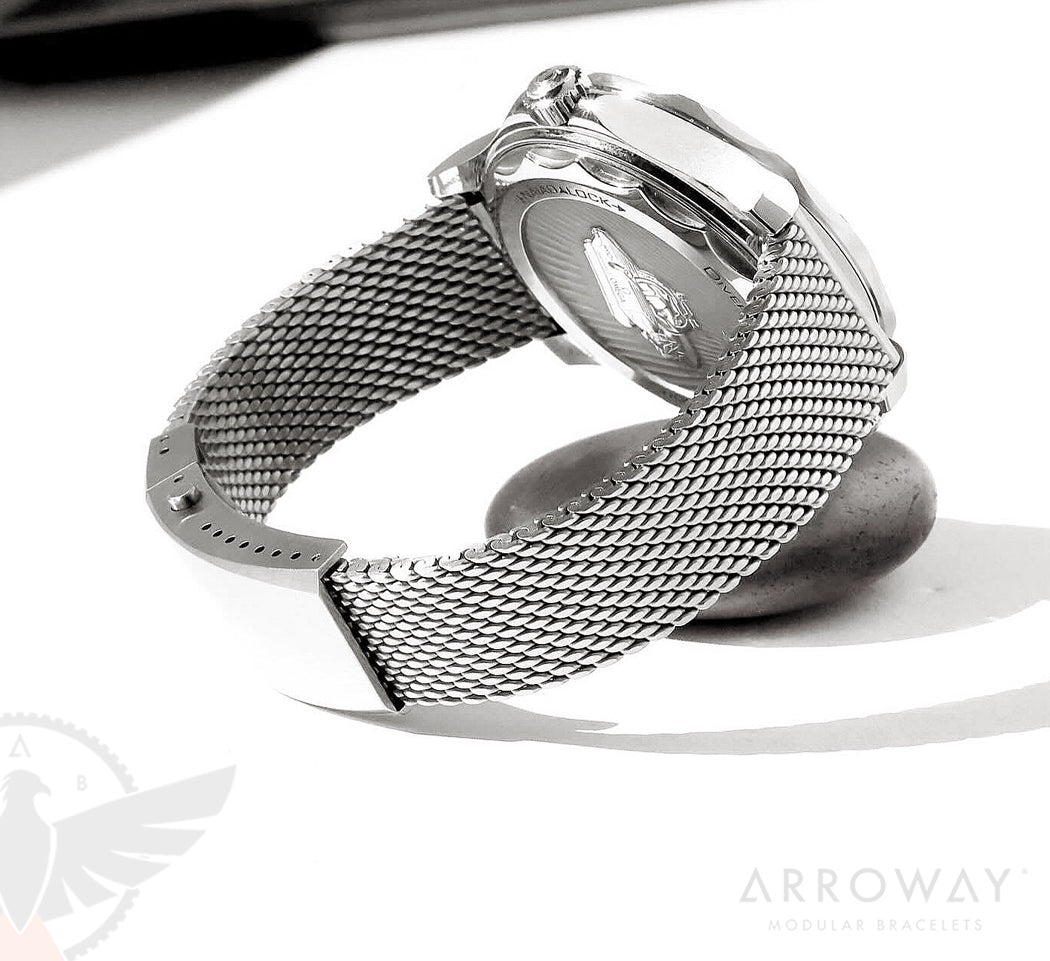 AMB-001 Milanese Mesh Bracelet - 20 x 16 mm