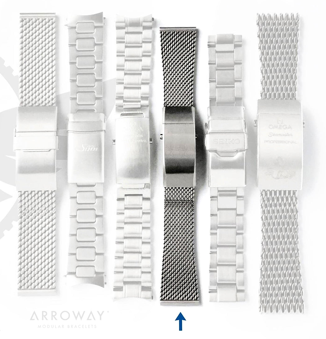 AMB-001 Milanese Mesh Bracelet - 19 x 16 mm