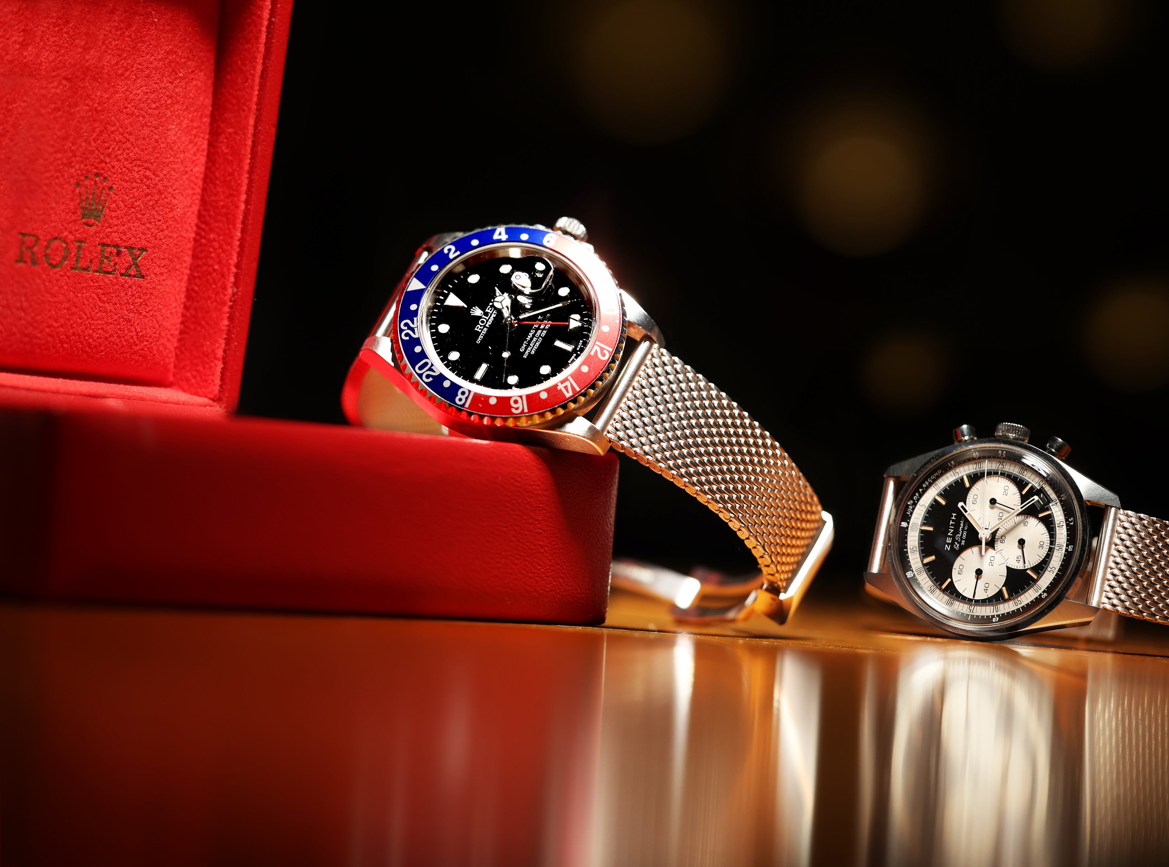 Arroway Milanese mesh bracelet, Tapered German-made OEM quality mesh bracelet - Arroway Modular Bracelets - AMB-001 on Rolex 16710