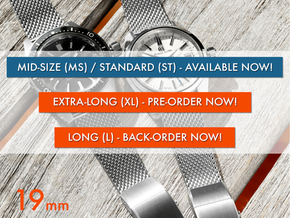 AMB-001 Milanese Mesh Bracelet - 19 x 16 mm