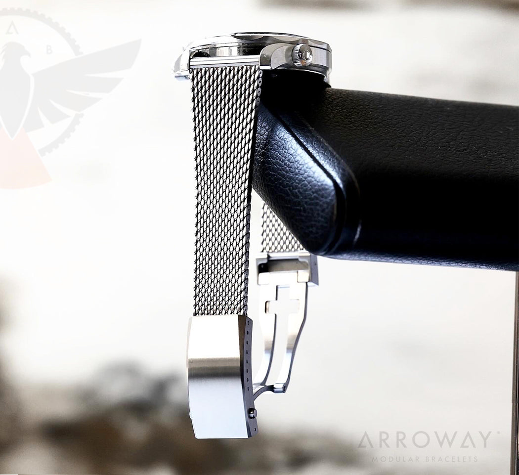 AMB-001 - 19 x 16 mm ミラネーゼメッシュブレスレット - 真のOEM品質