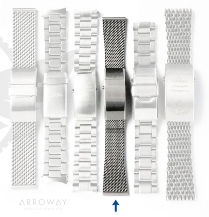 AMB-001 Milanese Mesh Bracelet - 20 x 16 mm